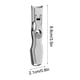 thumbnail image 5 of Toenail Clippers for Thick Toenails, Long Handle Wide Jaw Opening Nail Clippers for Adult, Men, Seniors, Extra Large Heavy Duty Toenail Clippers for Fingernail & Ingrown Toenail (1 Pc)Black, 5 of 6