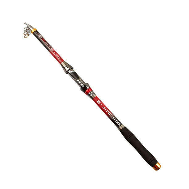 Carbon Fiber Telescopic Fishing Rod Retractable Rod; Telescopic Travel  Spinning Fishing Pole