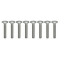 thumbnail image 3 of Pernos de acero inoxidable, 30 piezas M8x1.25 Tornillo Tornillo Tornillo Taza Perno cuadrado Durabilidad probada en el tiempo, 3 of 9