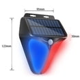 thumbnail image 3 of Lámpara antirrobo con sensor de movimiento estroboscópico LED con energía solar inalámbrica con luz de alarma Ndcxsfigh  Libre de BPA, 3 of 3