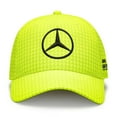 thumbnail image 2 of Mercedes AMG Petronas F1 KIDS Special Edition Lewis Hamilton Canada GP Hat Neon Yellow, 2 of 5