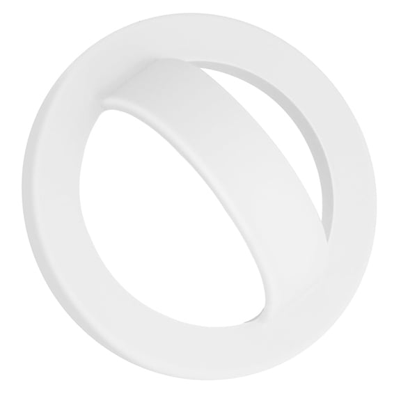 Magnetic Silicone Ring Grip Phone Holder,Rotating Finger Loop Ring Grip Holder,Soft and Portable,Magnetic Bracket White