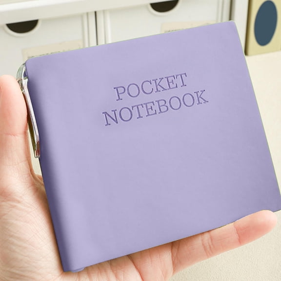 Yhmxh Mini Pocket Notebook with Pen, Small Pocket Journal Notebook with Pen Holder, Portable Pocket Notepad for Note Taking, Pocket Size Notebook for Travel, Office Supplies