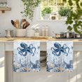 thumbnail image 4 of Blue Octopus Coastal Kitchen Towels Set of 2, Beach Starfish Nautical Coral Ombre Absorbent Dish Towels for Kitchen, Microfiber Hand Towel, Quick Drying Tea Towel for Cleaning Decorative Dishcloths, 4 of 7