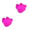 thumbnail image 3 of ZheElen Plastic Durable Construction And Multifunctional Bird Bathtub For Pet Bird Easy To Mirror purplish red 2Set, 3 of 6