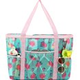 thumbnail image 1 of Mesh Beach Bag, Extra Large Beach Tote with Zipper Pocket Pool Bag for Cruise/Swim/Vacation Essentials, 1 of 7