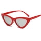 thumbnail image 5 of Triángulo de s Mujeres de Ojos de Gato de Sol Espejo Protecciones Sores Pta roja Baoblaze Las gafas de sol de las mujeres de la moda, 5 of 8