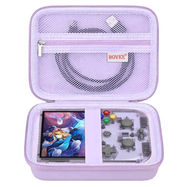 Funda de transporte BOVKE para el juego portátil retro Anbernic RG405V