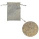 thumbnail image 4 of 20pcs 5.1inx7.1in Brown Linen Burlap Bag, Mini Lightweight Gift Bags Breathable, 4 of 5