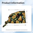 thumbnail image 6 of Kdxio Sunflowers And Bird Pattern Turban Hat for Women Men Comfortable Adjustable Cleaning Working Cap with Sweatband, 6 of 8