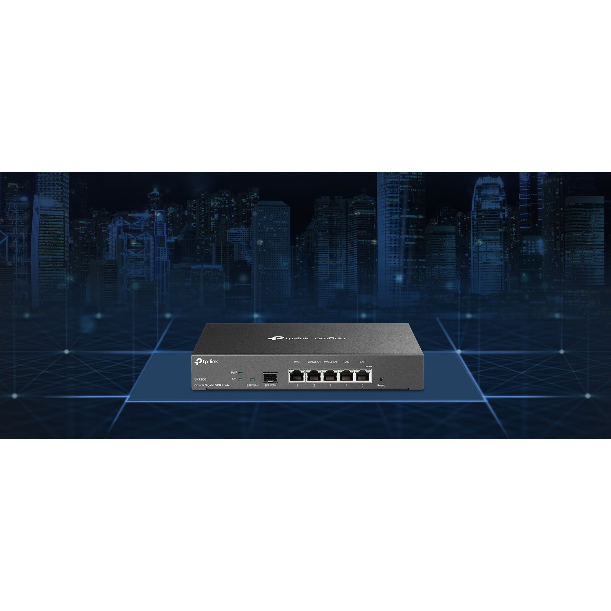 TP-Link ER7206 - Multi-WAN Gigabit VPN Router with Ethernet TP-Link ER7206 - Multi-WAN Gigabit VPN Router with Ethernet