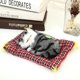 thumbnail image 3 of Adorno de coche ABS gatos de peluche decoración simulación gato durmiente juguete automotriz salpicadero decoración adornos lindos accesorios para automóviles oso de fresa Juguete, 3 of 6