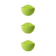 thumbnail image 1 of Transemion Stylish And Durable Plastic Flowerpot With Drainage ABS Wall Plastic Pot Flower Pot Widely Used Double-layer Structure Light Green 3Set, 1 of 6