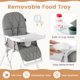 thumbnail image 4 of Trona HONEY JOY plegable para bebés con bandeja y reposapiés, 4 of 9