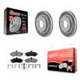 thumbnail image 1 of Transit Auto Front Coated Disc Brake Rotors and Semi-Metallic Pads Kit for Car Hyundai Elantra KGF-100269, 1 of 11