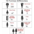 thumbnail image 4 of Professional Rotary Chisel Kit, Double Cut Tungsten Carbide Polishing Bits For Low Density Material, Alloy Tungsten Steel Deburring Tools Compatible With Dremel And Most Rotary, 4 of 5