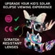 [12 Pack] Lunettes d'Éclipse Solaire pour les Filles - Design Licorne & Princesse - AAS Approuvé - ISO Certifié 12312-2 & CE Certifié – image 4 sur 6