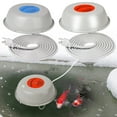 thumbnail image 5 of Pond Water Heater,Floating Pond Heater,Durable Cast Aluminum Heater,Thermostatically Control and Anti Sinking Ponds Heater for Ponds with Fish, for Winter Livestock Poultry Tank Drink(Silver1), 5 of 5