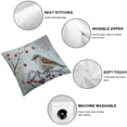 thumbnail image 6 of Cozy Throw Pillow Covers Frozen Sparrow Soft Decorative Square Pillow Case Cushion Cover for Home Sofa Couch, 6 of 7