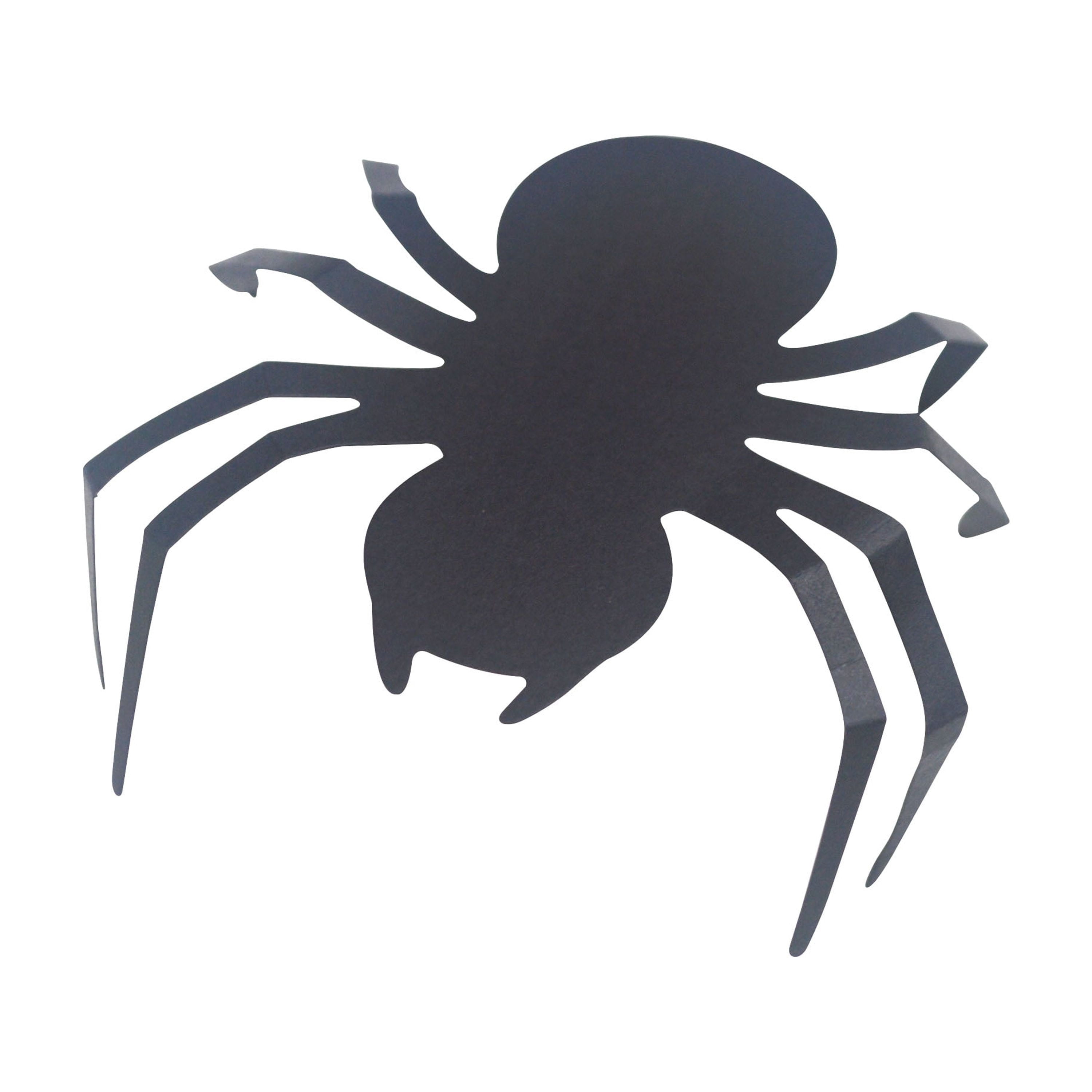 Paper Spider Wall Creatures Decoration, Black, 12 Pieces, Halloween by Way To Celebrate
