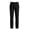 Black, variant on Boys Straight Twill Chino Pants School Uniform Flat Front Elastic Waist Zip Closure with Button 5-6Years&Brown