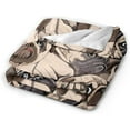 thumbnail image 2 of Kuscheln Cute Pug Dogs Bed Blanket Ultra Soft Throw Blanket All Season Warm Light Weight Cozy Plush Blankets for Home Bedroom Sofa Chair Travel, 2 of 9