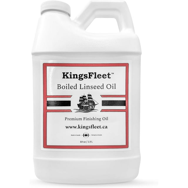 KingsFleet™ - Huile de Lin Bouillie / 64 Oz