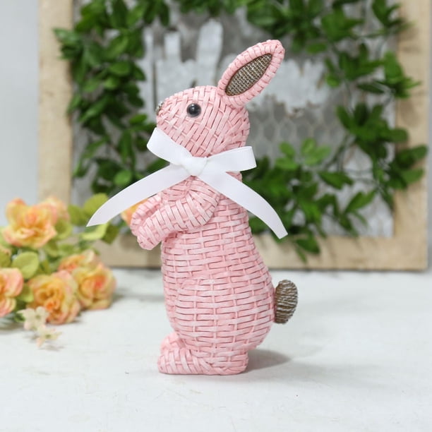 Estatuilla CUTICAT Mini estatuas decoración de Pascua Estatua de conejo