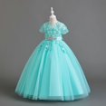 thumbnail image 1 of Vestido infantil de diamantes brillantes, vestido de princesa para boda, vestido de niña de flores, vestido de festival de Navidad, vestido infantil, 1 of 6