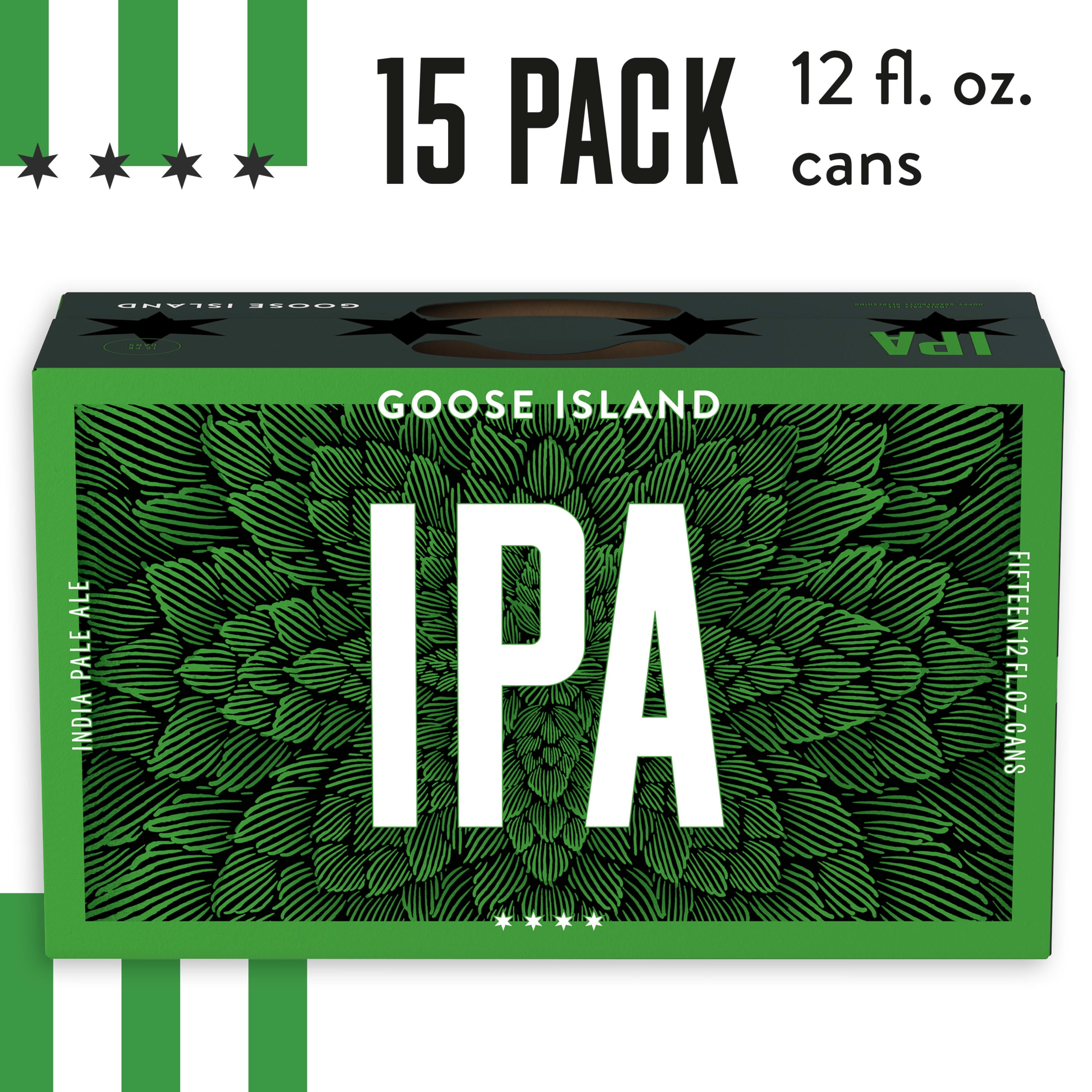 Goose Island IPA Craft Beer, India Pale Ale, 15 Pack Beer, 12 FL OZ