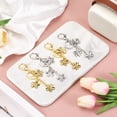 thumbnail image 4 of Llavero inicial de flor Uxcell, llaveros bonitos, encantos de llavero de flor, accesorios de llavero de letra para mujeres y niñas, bolsas, carteras, mochilas, plata y letra X, 4 of 7