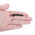 thumbnail image 3 of 6 pares de pendientes de perforación de oreja oblatos de acero quirúrgico con tamaño 3 mm 4 mm 5 mm 6 mm 7 mm 8 mm para hombres decoración de joyería de oreja (negro) HOMEMAXS MX2084570, 3 of 5