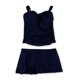 thumbnail image 1 of Tankini de 2 piezas con falda fruncida con alambre en U para mujer Profile, azul, 22 W Profile Tankini, 1 of 2