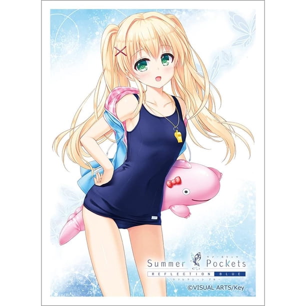 Curtain Soul Summer Pockets REFLECTION BLUE Sleeve Pongee Venders Swimsuit 2 Approx. W 2.6 x H 3.6 inches (67 x 92 mm), Made of PP