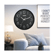 thumbnail image 4 of Reloj De Pared Digital Decoración Pared Moderno Cuarzo 30cm Lab.G Negro, 4 of 5