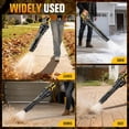 thumbnail image 6 of 700 CFM Leaf Blower Compatible with DeWalt 20V Max Battery (Bare Tool) | 200 mph Heavy-Duty Cordless Blower with 2-Speed Sliding Switch, Copper Motor for Lawn Care, Yard Debris & Winter Snow, 6 of 8