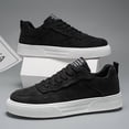 thumbnail image 3 of Men'S Skate Shoes in Olive Green with a Low Top And White Sole  |  All-Day Comfort with a Casual Lace-Up Design And Breathable Fabric Lining., 3 of 9