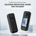 thumbnail image 2 of QHUDLV Silicone Case for insta360 X5 Action Camera All-Round Protective Cover Protective Guard Soft Black Travel Cover Protector Shell, 2 of 5