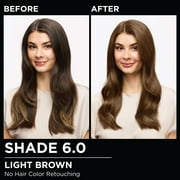 Garnier Olia Oil Powered Permanent Hair Color, 6.0 Light Brown