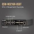 thumbnail image 2 of Conmutador de red QNAP QSW-M3216R-8S8T-US de 16 puertos y 10 GbE, 2 of 8