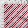 thumbnail image 1 of oneOone Cotton Silk Light Pink Fabric Stripes Sewing Fabric By The Yard Printed Diy Clothing Sewing Supplies 42 Inch Wide, 1 of 4
