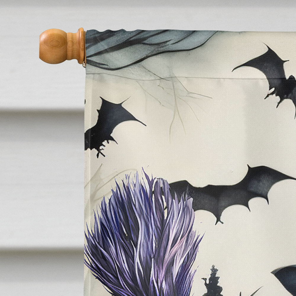 Witch Spooky Halloween House Flag 28 in x 40 in