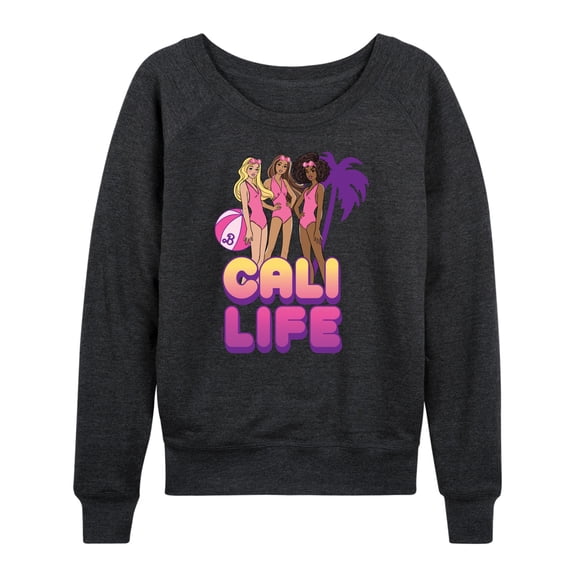 Barbie - Cali Life - Women's Lightweight French Terry Long Sleeve Shirt