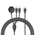 thumbnail image 3 of 3 in 1 USB C Wireless Charger For iPhone 14 13 11 Pro Max Fast Charging Data Cable For Apple Watch Series 7 6 5 SE Magnetic Dock, 3 of 4