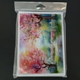 thumbnail image 3 of Michigan Apple Blossoms in Watercolor Greeting Cards and Envelopes Pack of 8 7 in x 5 in, 3 of 3