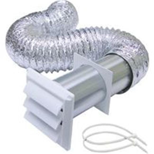 Vent Kit Dryer Alum 4Inx8Ft Wh 407W