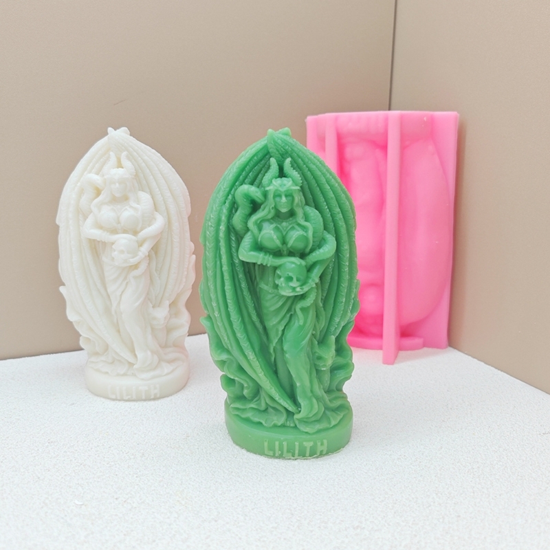 Goddess Shape Silicone Candle Molds Candle Making Supplies Silicone Texture