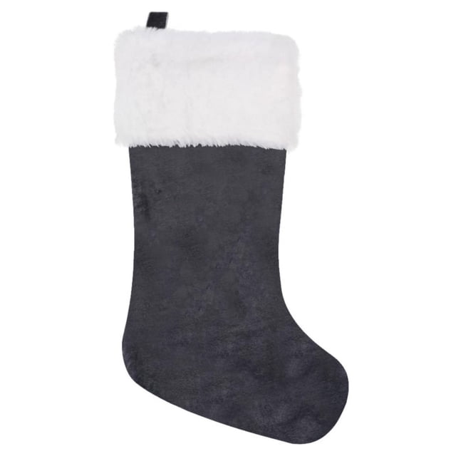 Harpily Event Party Decor Christmas Stockings With Initials B 18 Inches Large Embroidered Letter Knit Red White Gray Stocking For Hangings Bags Candy Bags Family Decorations Xmas Tree Firepl