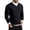 Black Pullover for Men, variant on V-Neck Knit Sweater Men Casual Pullover For Fall And Winter Layering Gray XXXL
