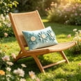 thumbnail image 5 of Textured Floral Throw Pillow, Handmade Petal Flower Cushion With Coastal Style Design, Decorative Accent Pillow For Sofa Bedroom Farmhouse Home Decor, pillows, 5 of 6